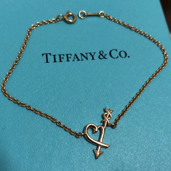 tiffany heart and arrow bracelet